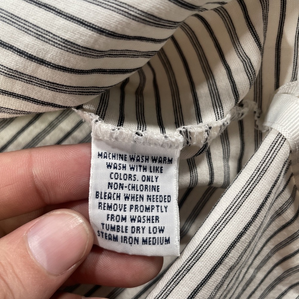 Polo Golf Ralph Lauren Mens XL Black White Striped Pima Cotton Black Kapalua GC - Picture 7 of 9